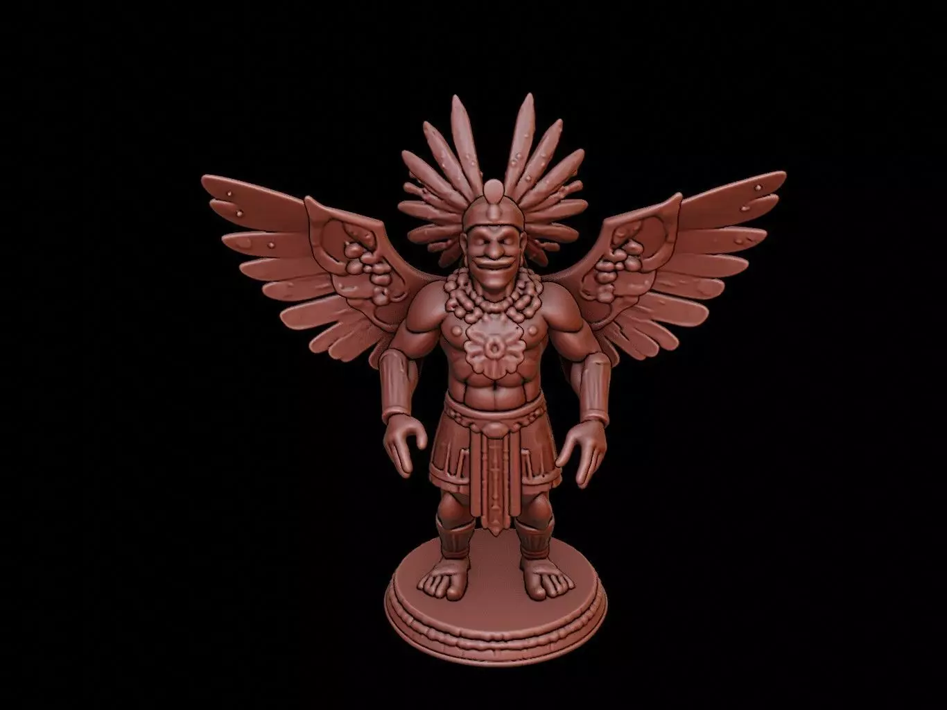 Huitzilopochtli Figure 3D print model_0