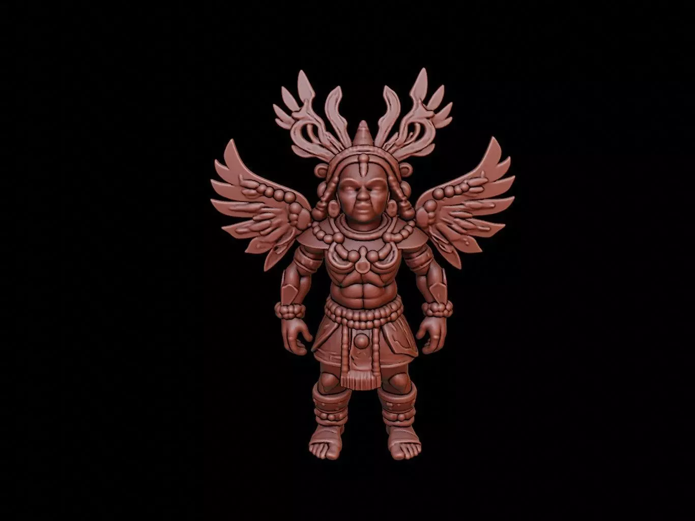 Huitzilopochtli Figure 3D print model_0