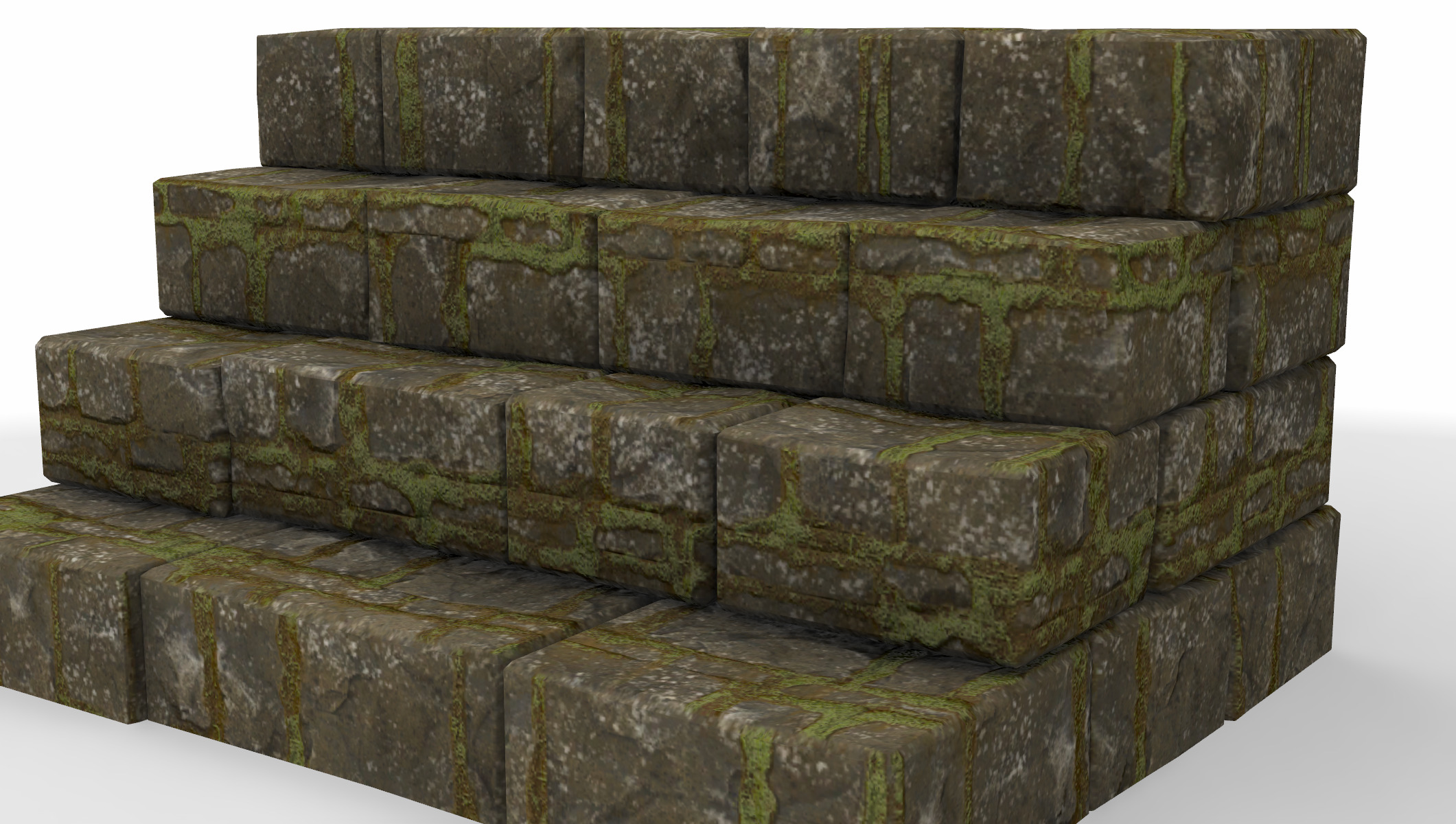 set architecture stairs 02 3D model_4