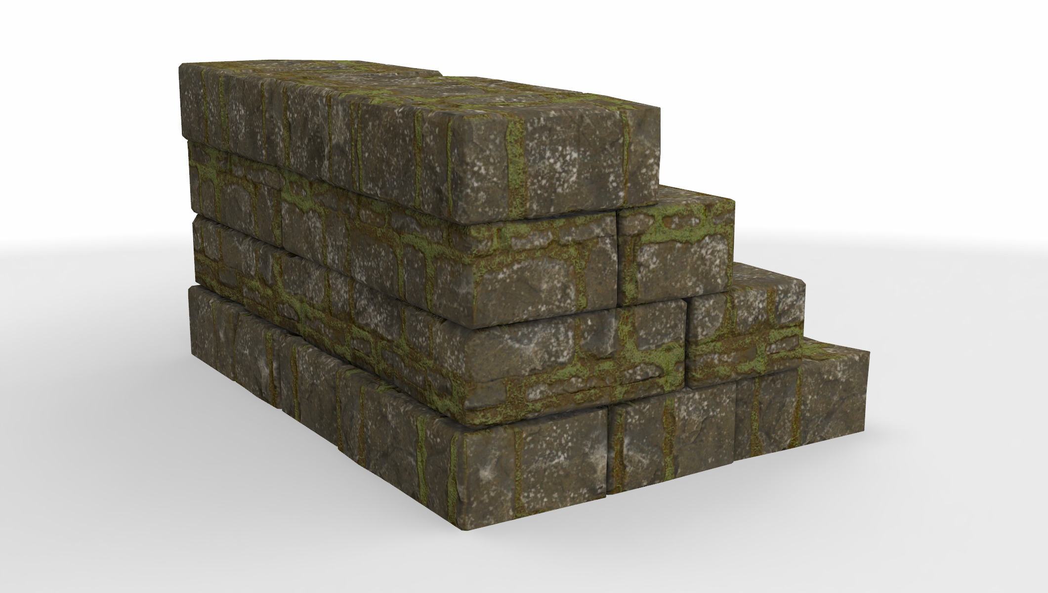 set architecture stairs 02 3D model_2