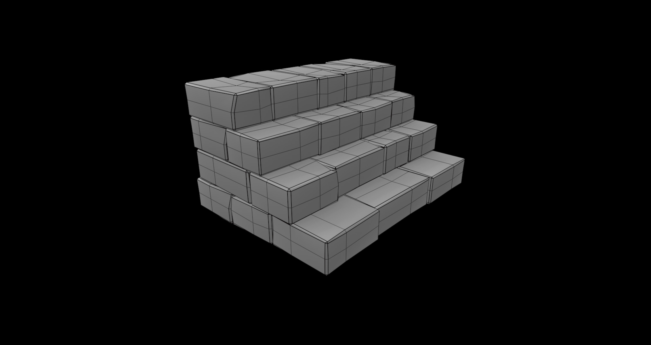 set architecture stairs 02 3D model_5