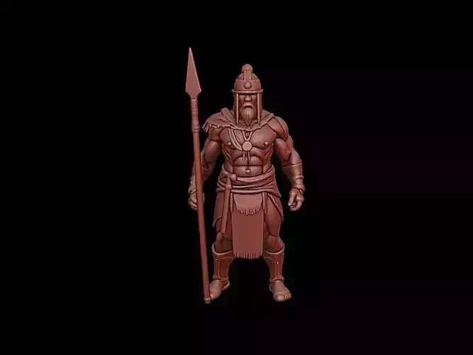 Hun Warrior Figure