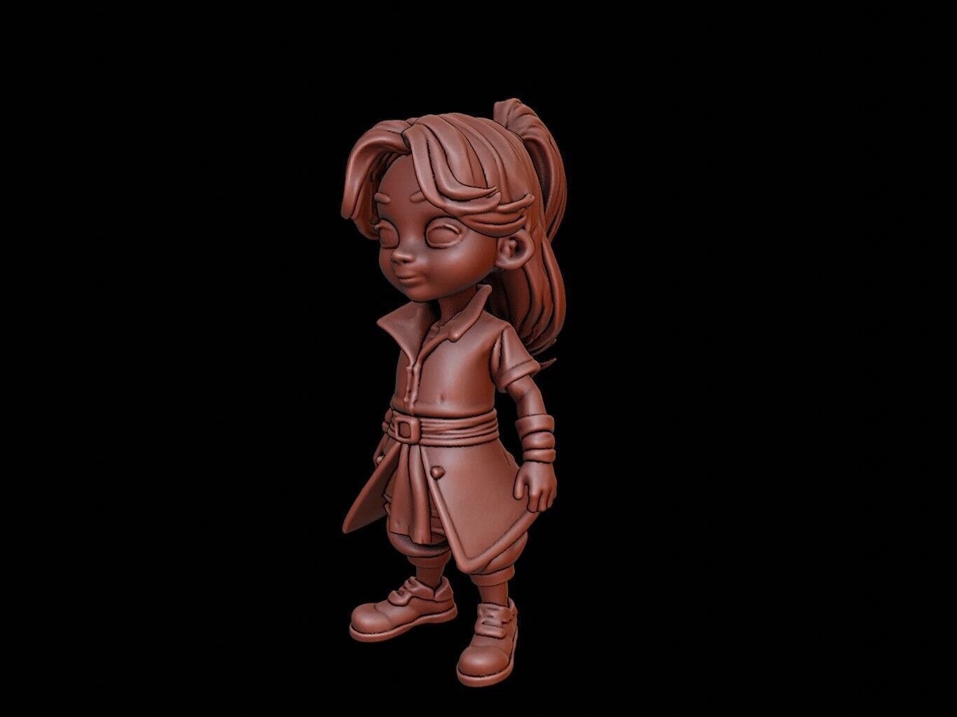 Inti Figure 3D print model_2