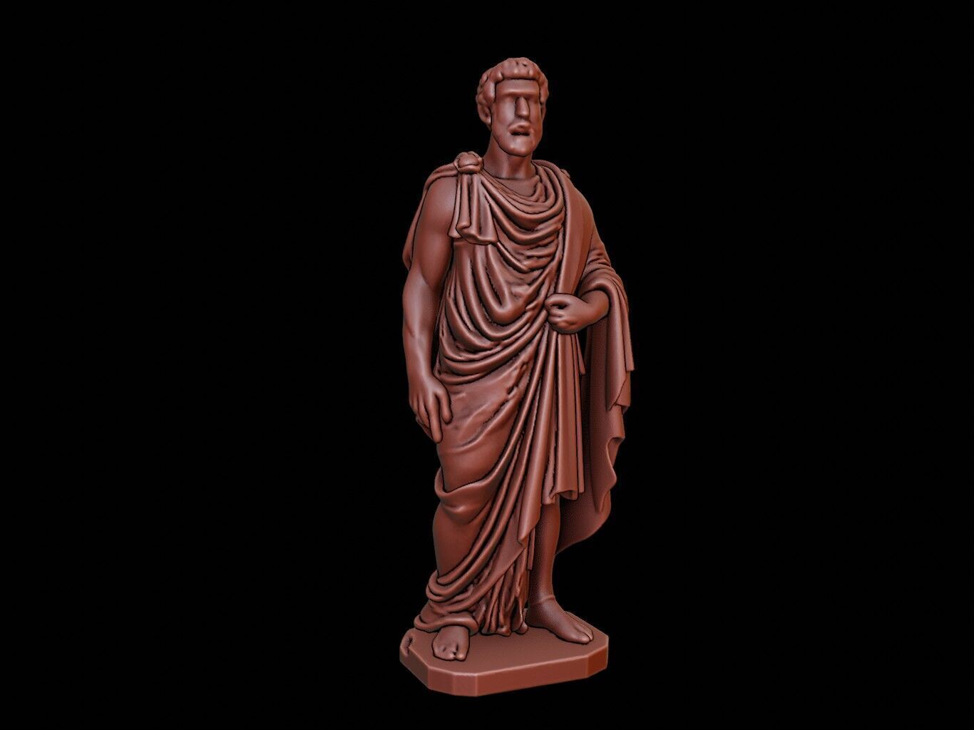 Julius Caesar Figure 3D print model_1