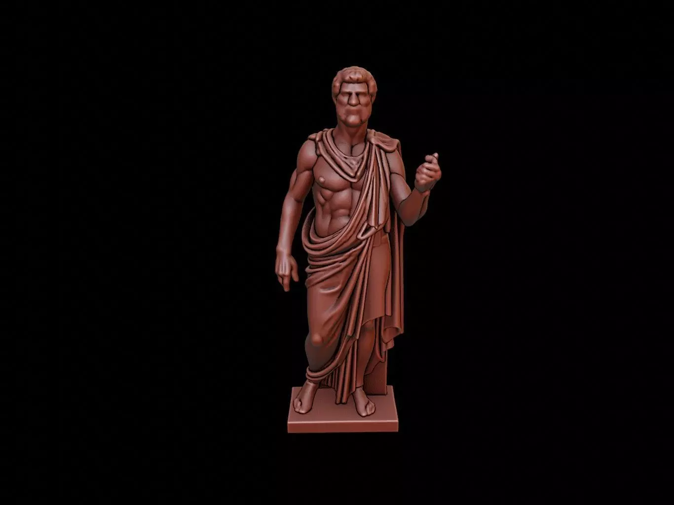 Julius Caesar Figure 3D print model