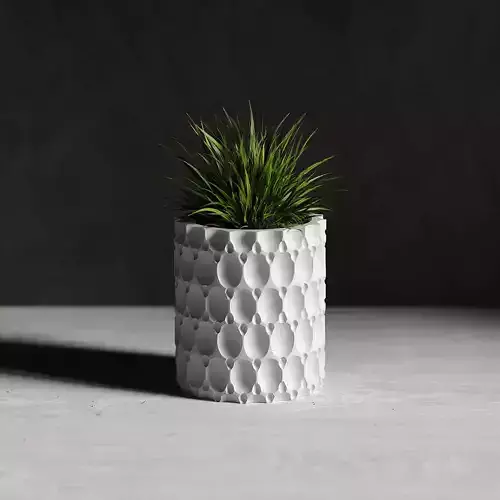 Pot for Plants Tubebll  Planter STL to 3D print 