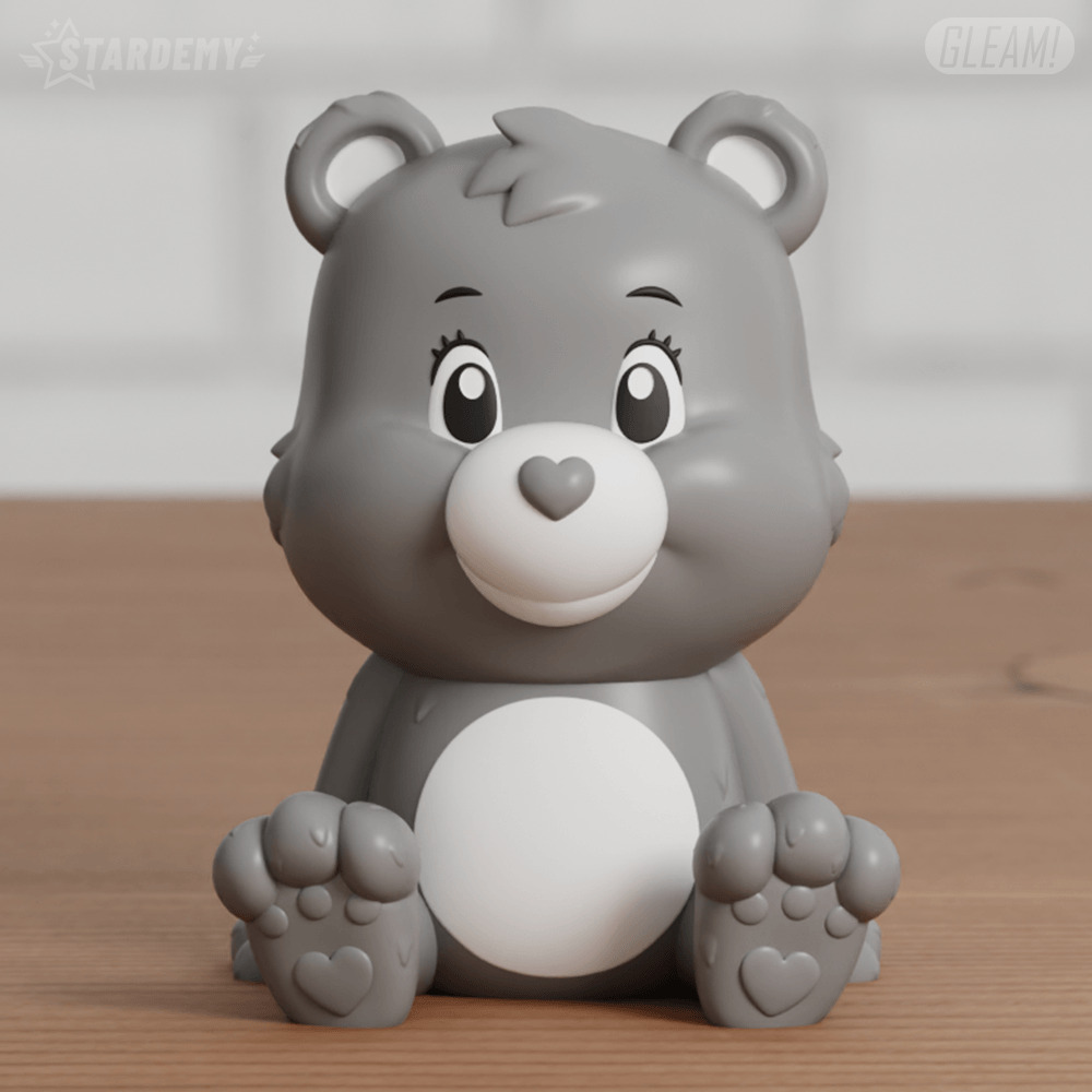 Care Bears Set Chibi Cute 80s Retro Vintage 3D print model_3