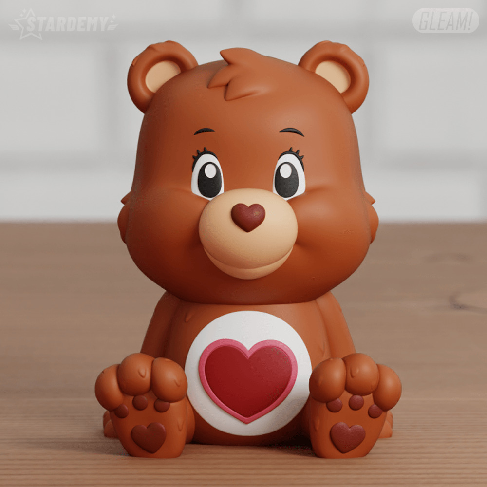 Care Bears Set Chibi Cute 80s Retro Vintage 3D print model_2