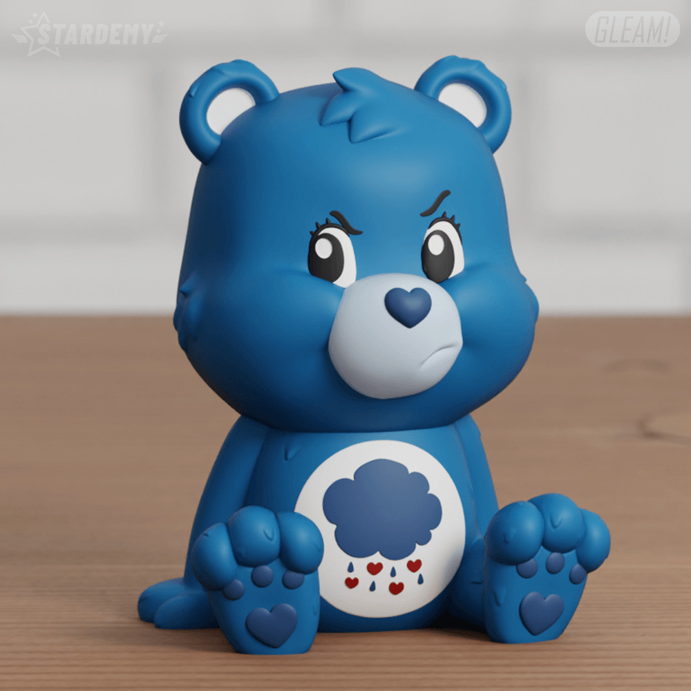 Care Bears Set Chibi Cute 80s Retro Vintage 3D print model_12