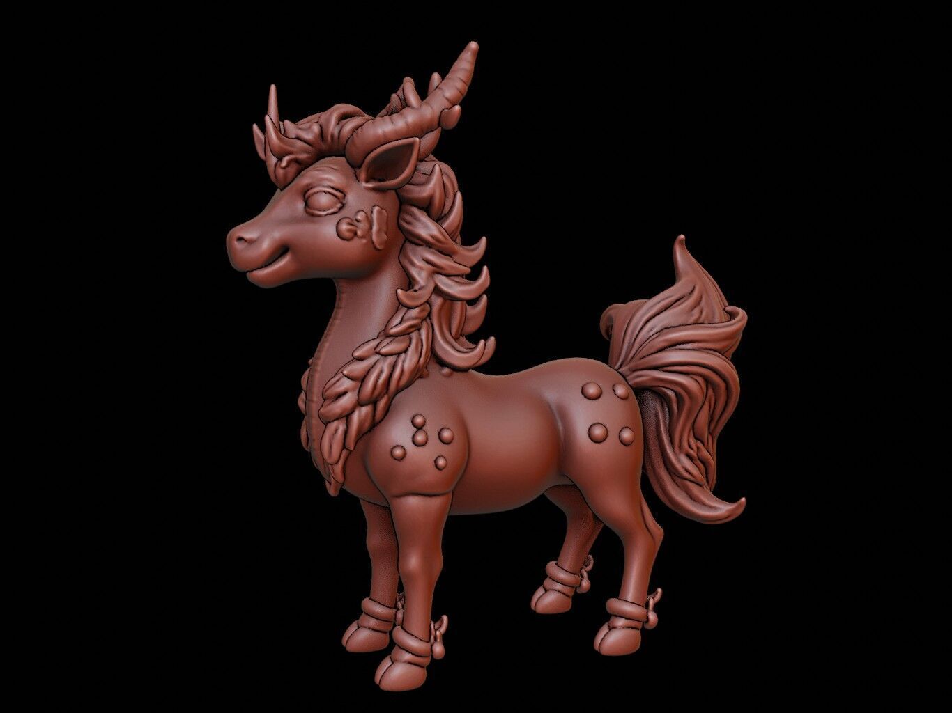 Kirin Figure 3D print model_1