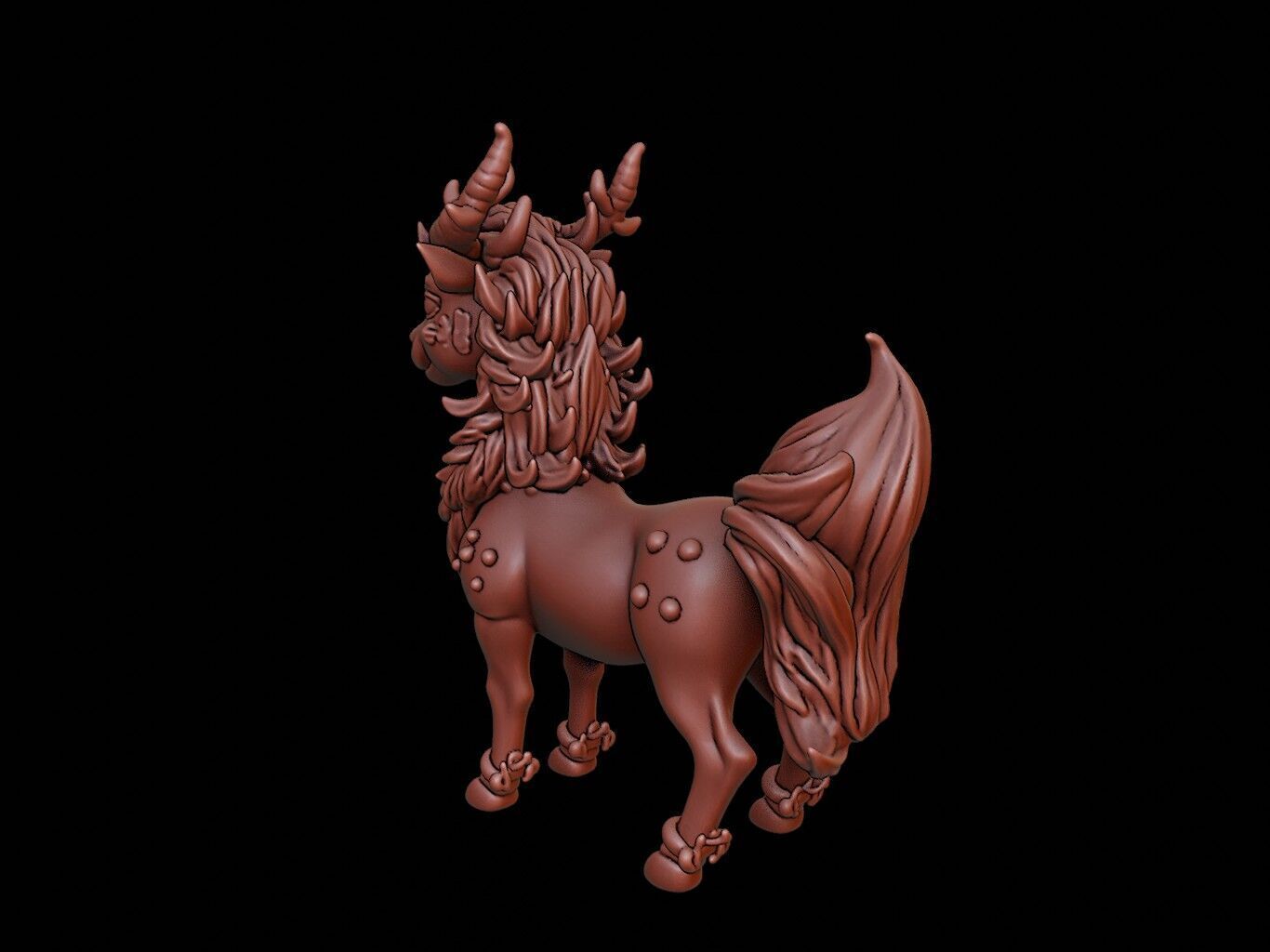 Kirin Figure 3D print model_2
