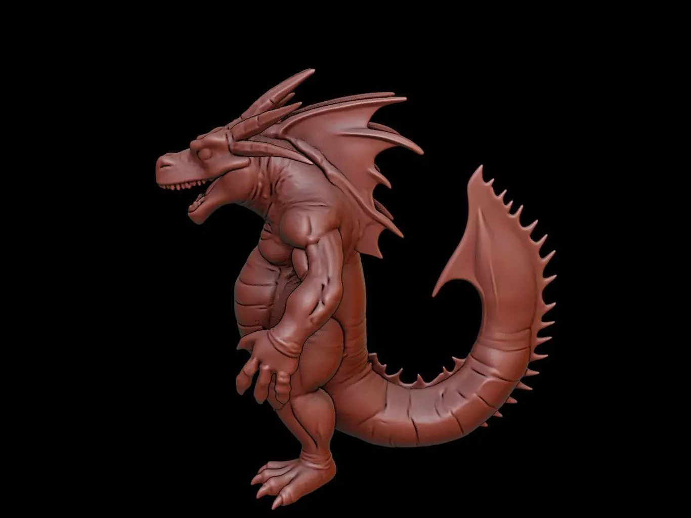 Leviathan Figure 3D print model