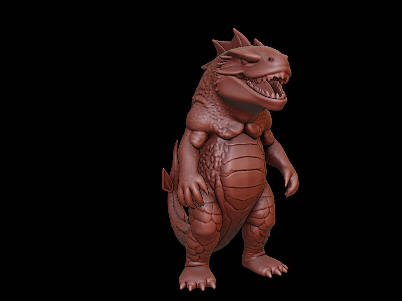 Leviathan Figure 3D print model_1