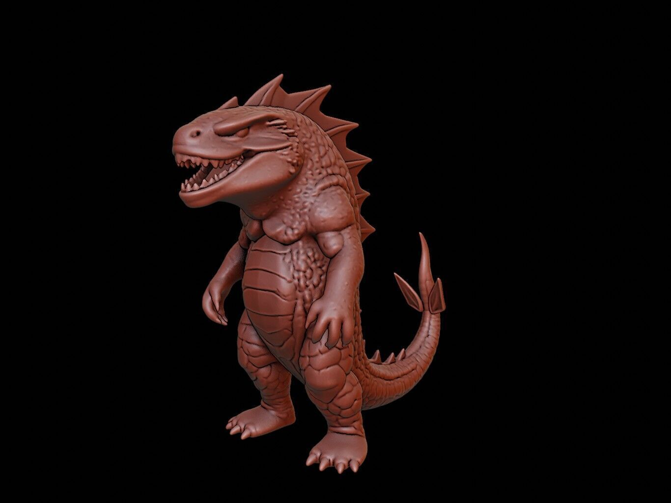 Leviathan Figure 3D print model_2