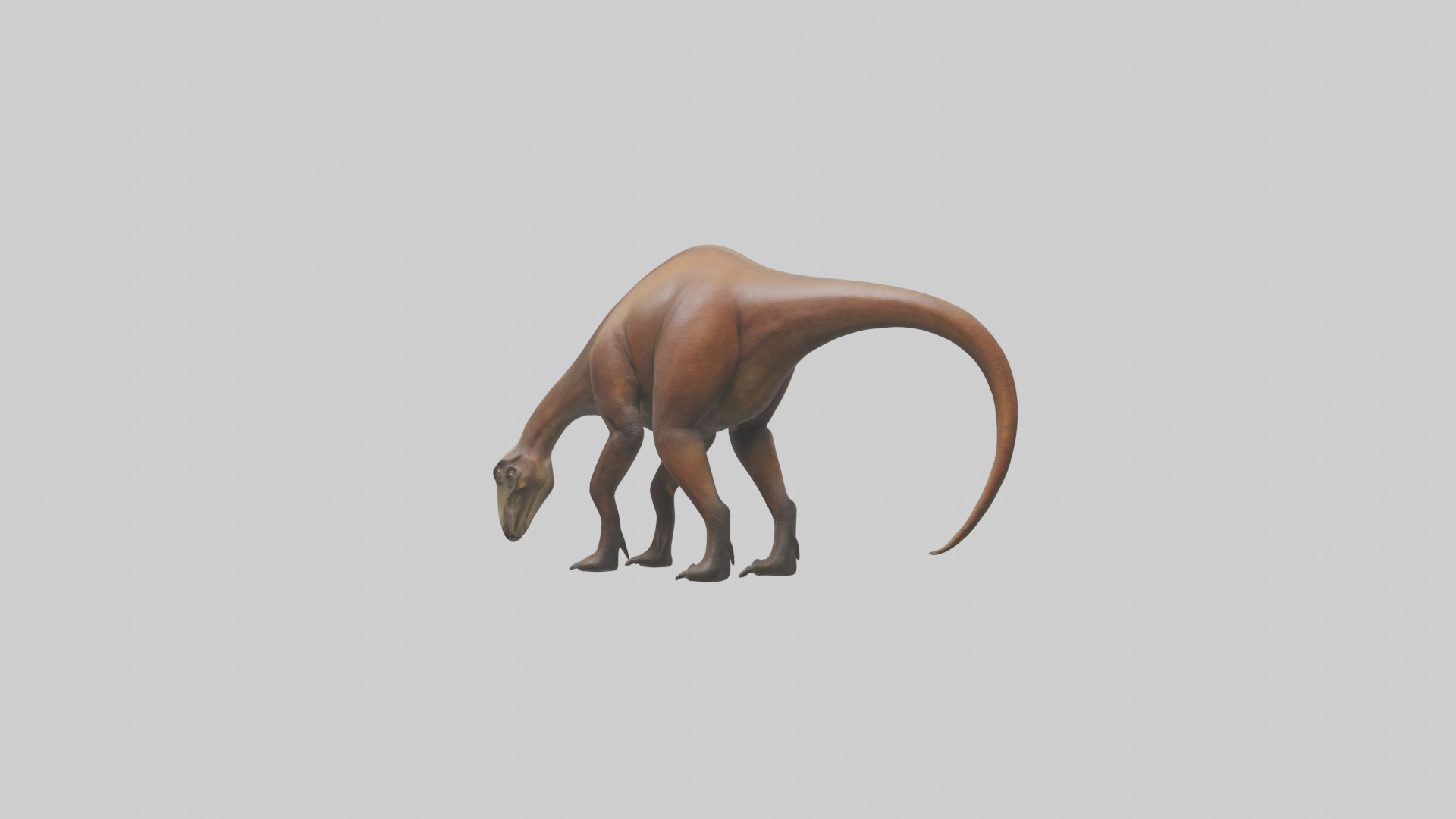 Mamenchisaurus model Low-poly 3D model_1
