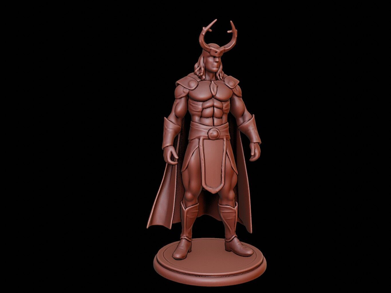 Loki Figure 3D print model_1