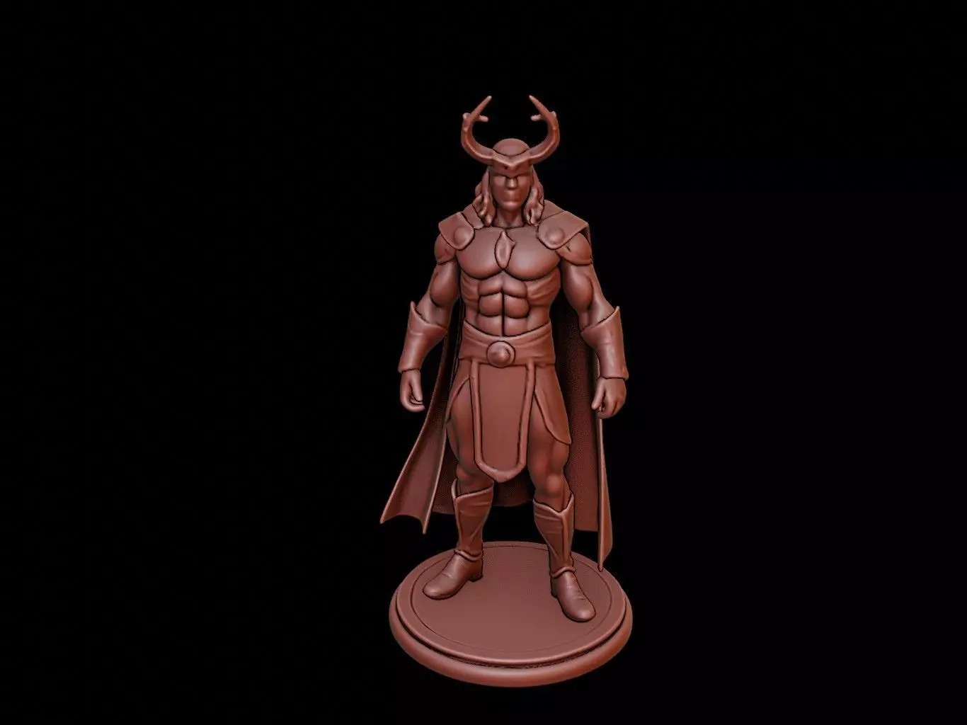 Loki Figure 3D print model_0