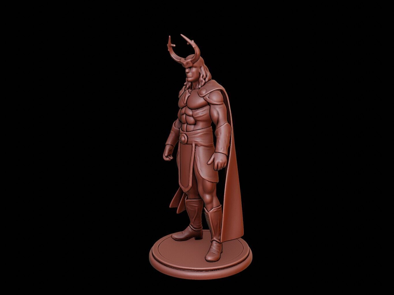 Loki Figure 3D print model_2