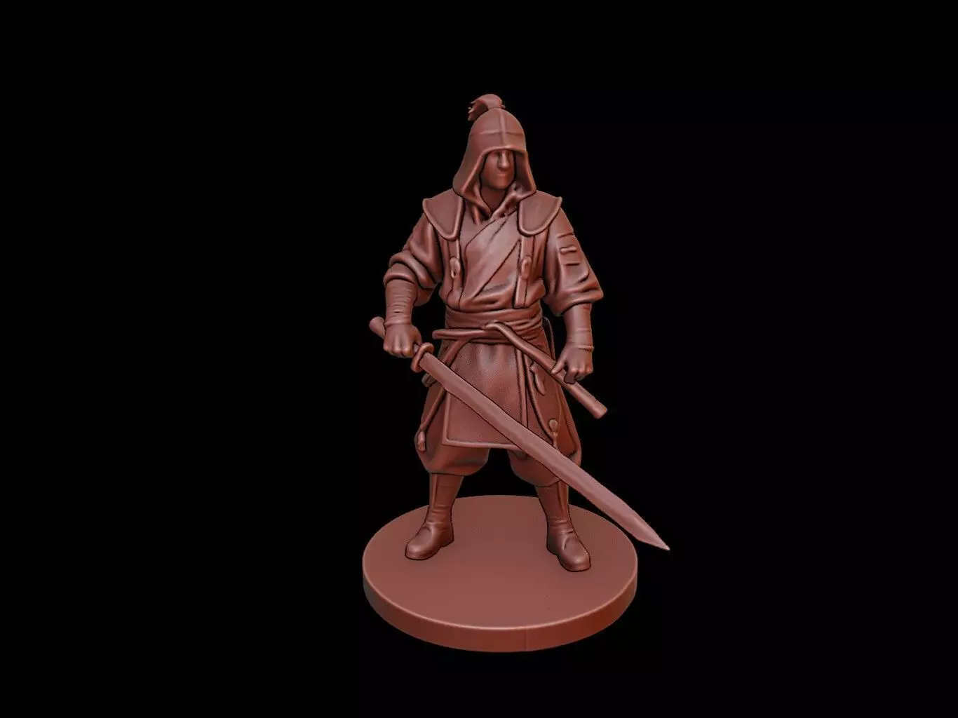 Master Swordsman Ronin Figure 3D print model