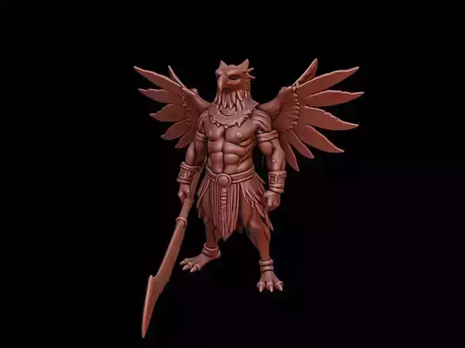 Maya Eagle Warrior Figure