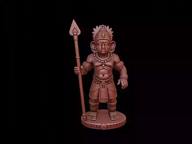 Maya God Figure