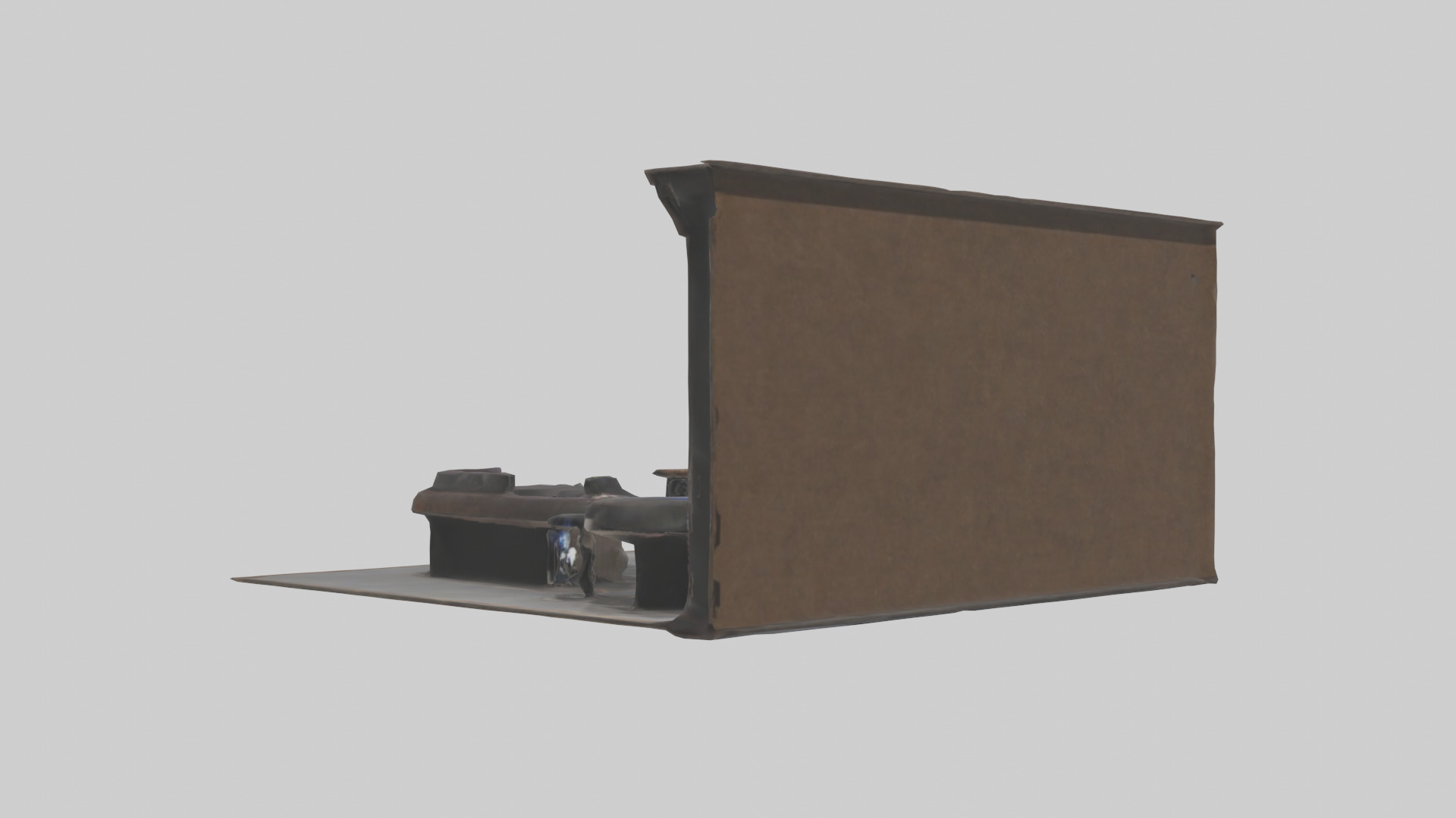 Man Cave Low-poly 3D model_1