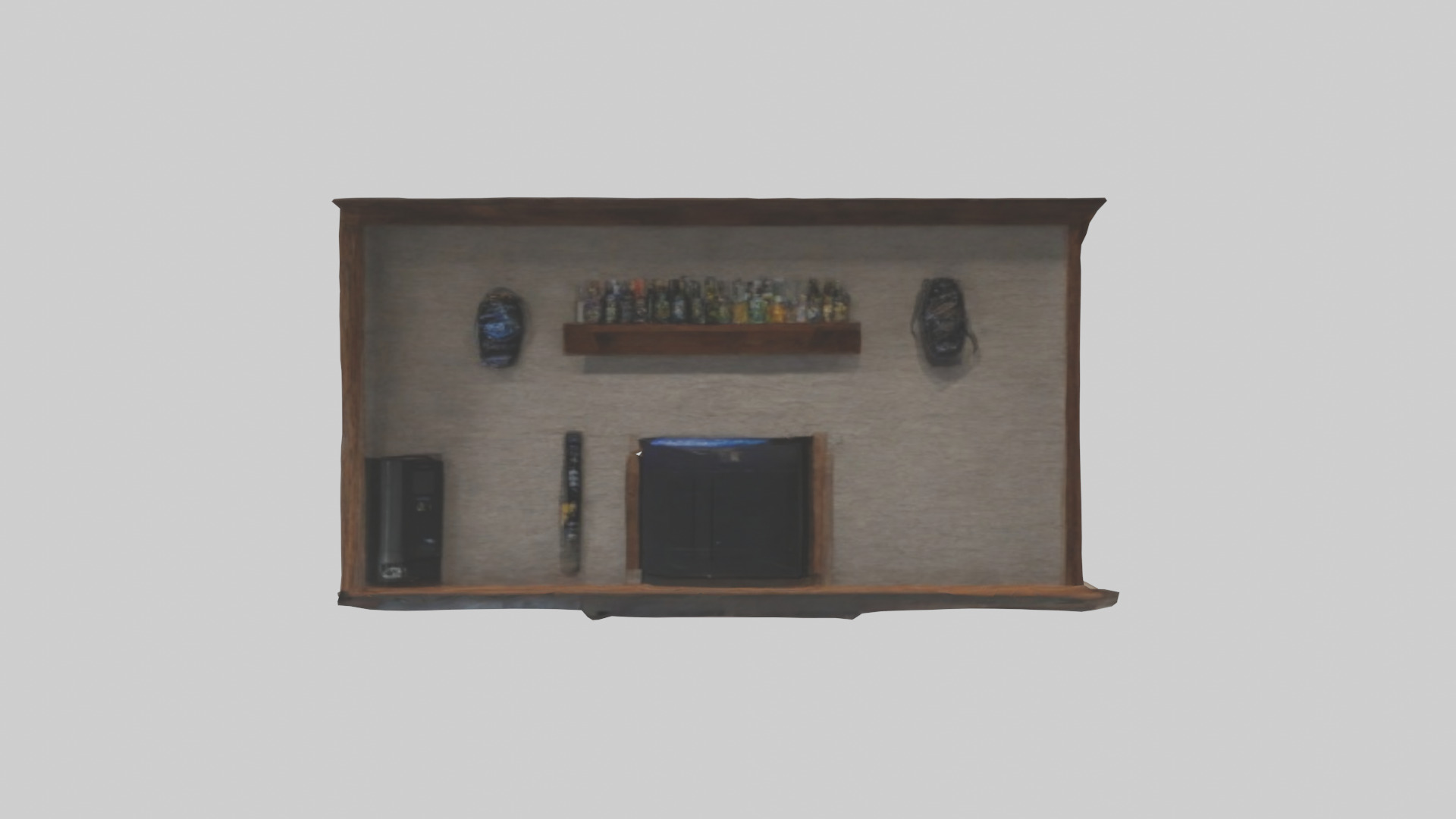 Man Cave Low-poly 3D model_13