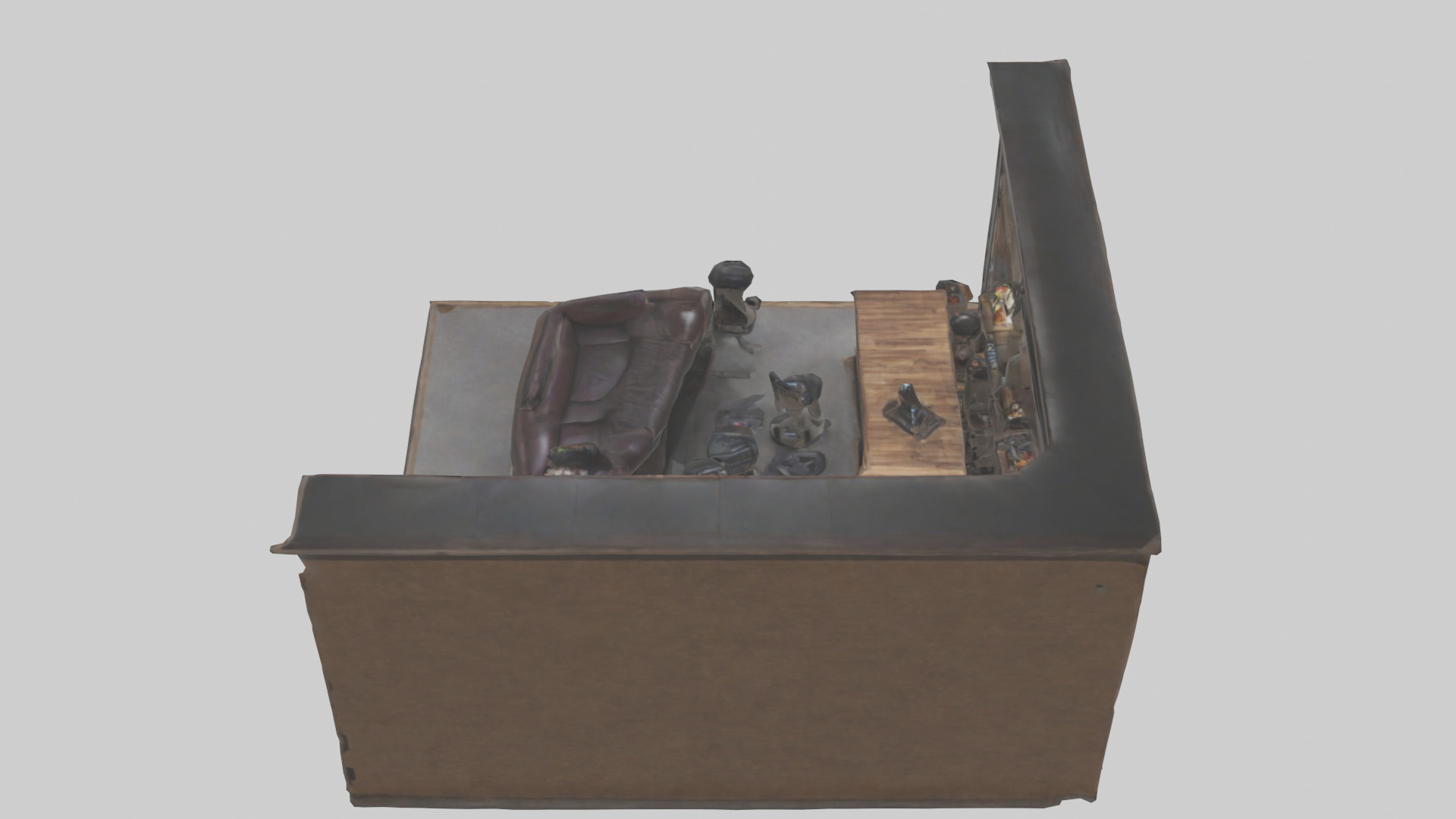 Man Cave Low-poly 3D model_15