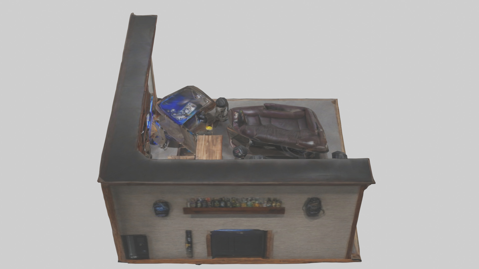 Man Cave Low-poly 3D model_18