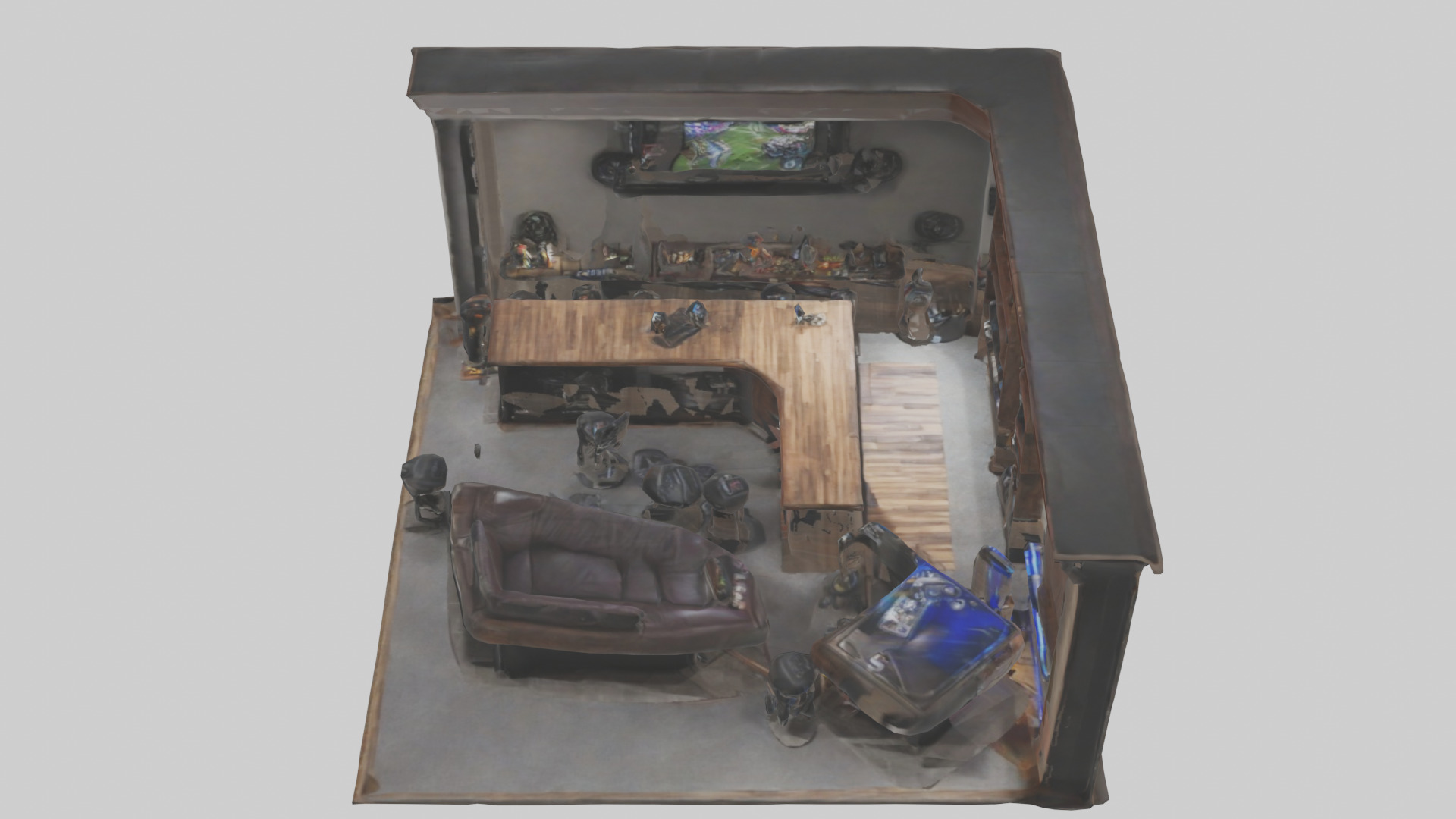 Man Cave Low-poly 3D model_17