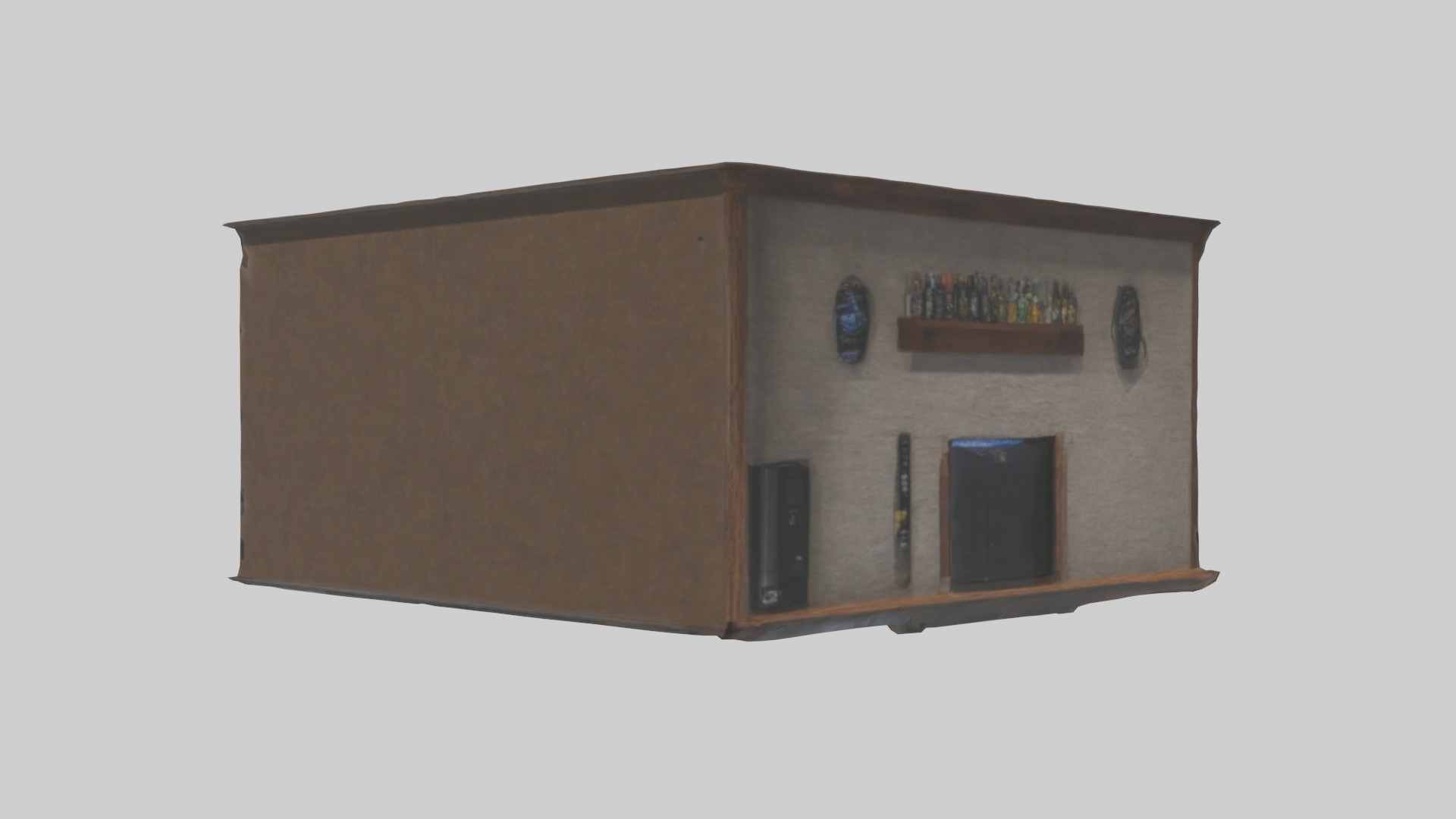Man Cave Low-poly 3D model_2