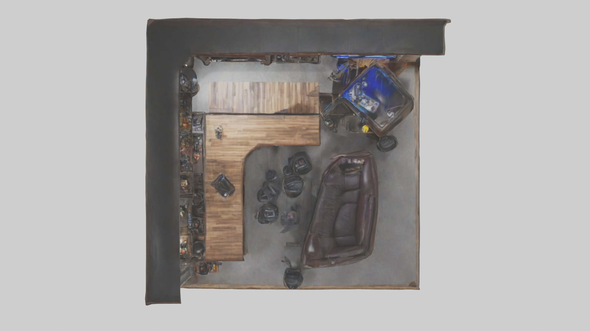 Man Cave Low-poly 3D model_14