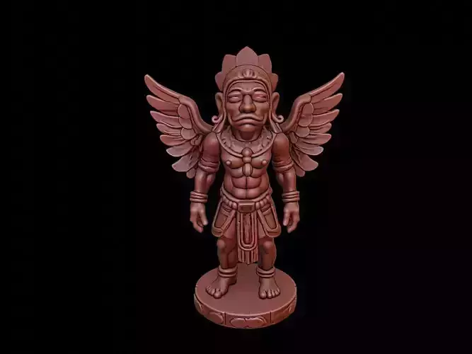 Maya God Figure