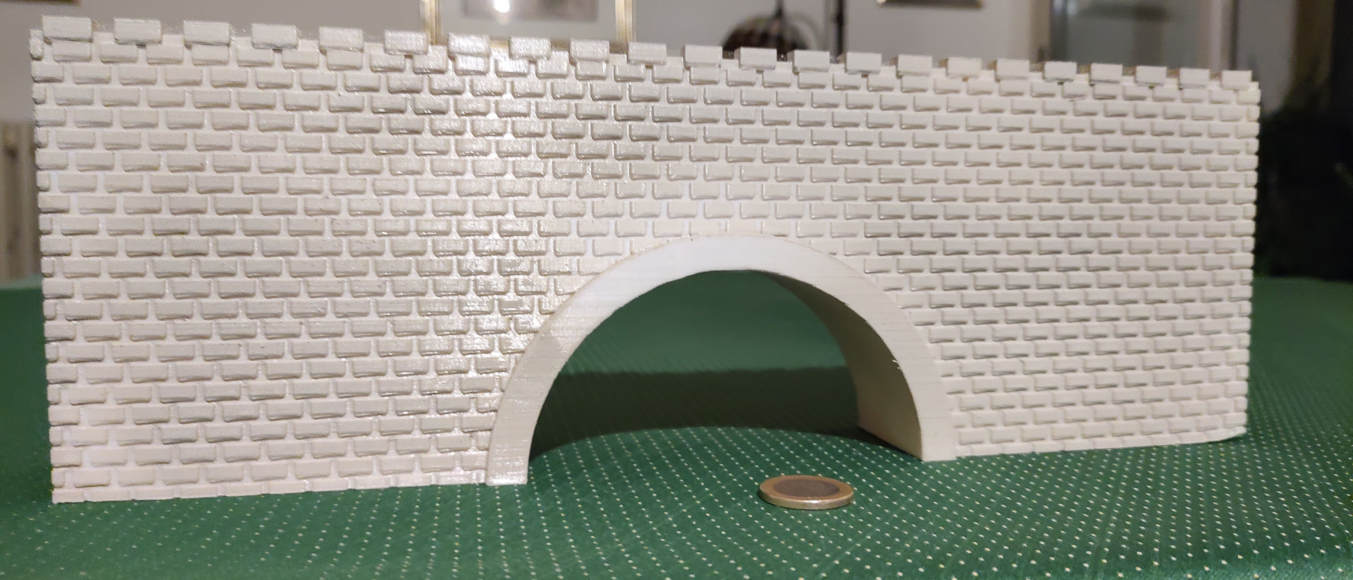 Model of Brick Train Bridge 3D print model_4