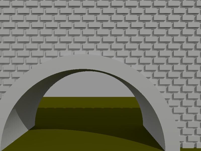 Model of Brick Train Bridge 3D print model_15