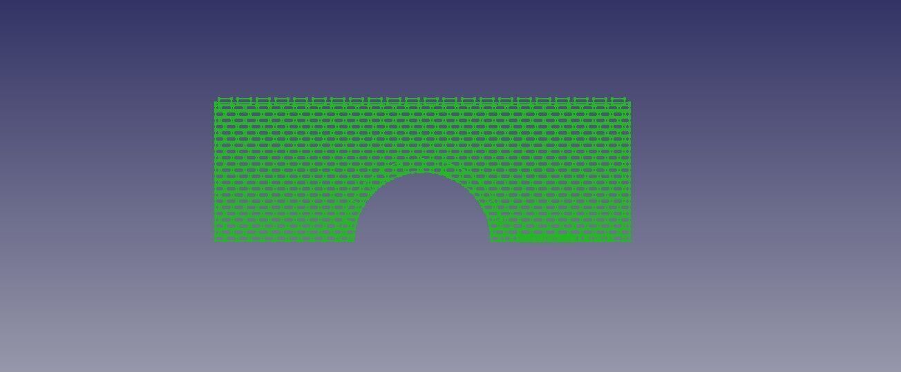 Model of Brick Train Bridge 3D print model_8
