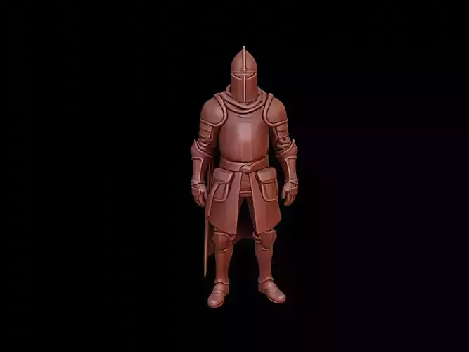 Medieval Knight Figure