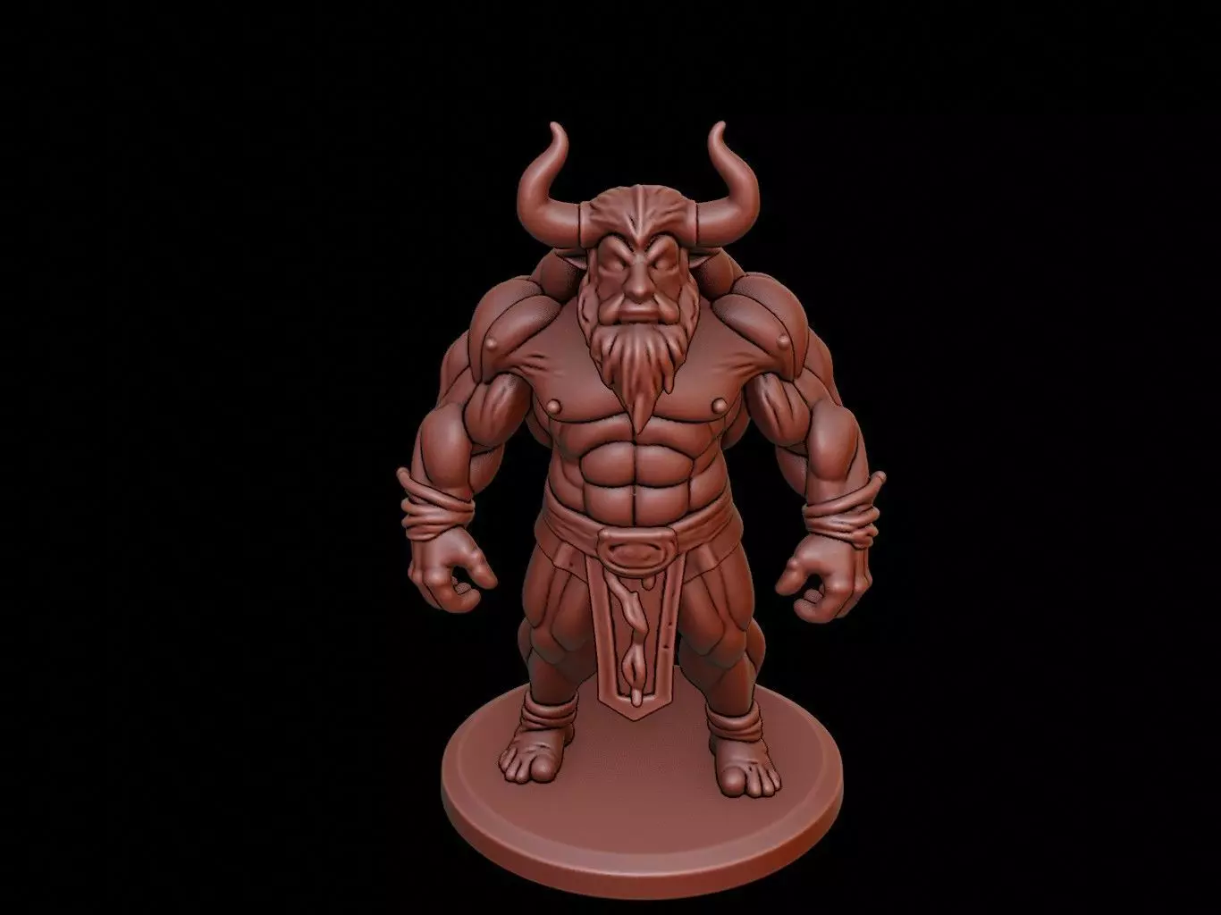 Minotaur Figure 3D print model
