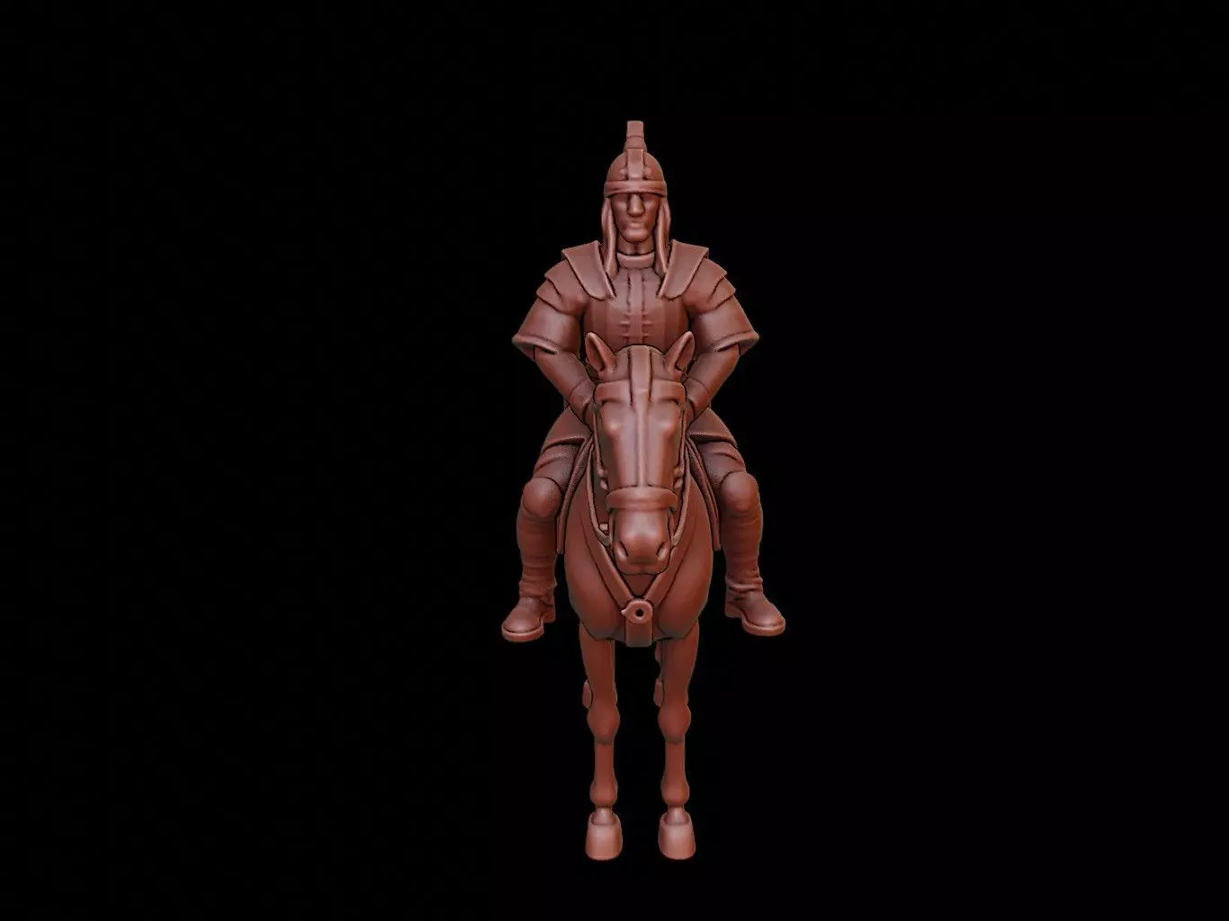 Mongol Cavalry Figure 3D print model