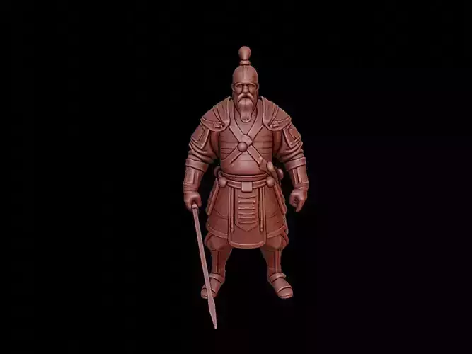 Mongol Warrior Figure