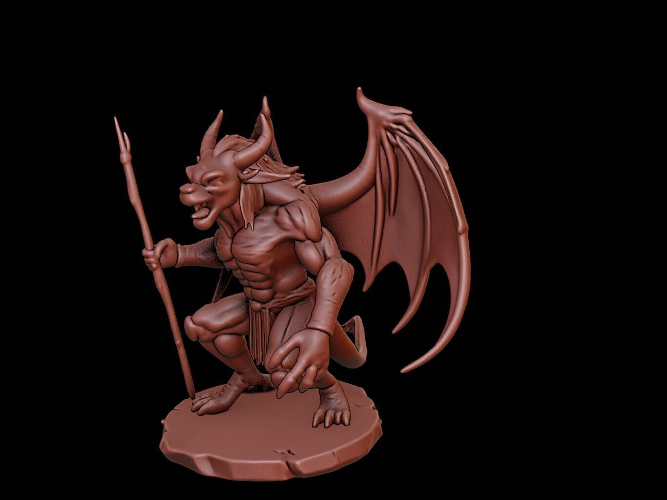 Mythological Monster Figure 3D print model_2