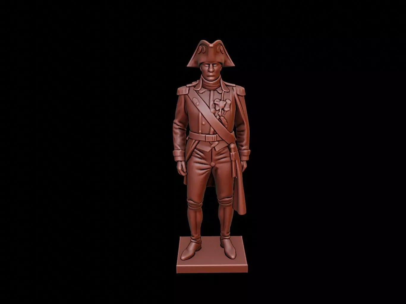 Napoleon Bonaparte Figure 3D print model_0