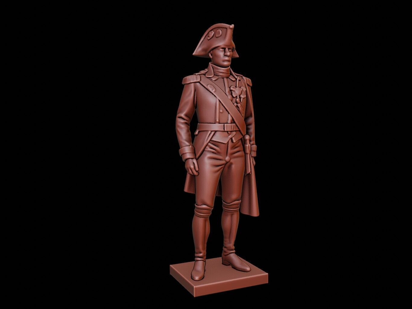 Napoleon Bonaparte Figure 3D print model_1