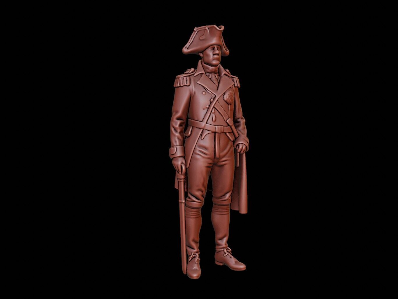 Napoleon Bonaparte Figure 3D print model_1
