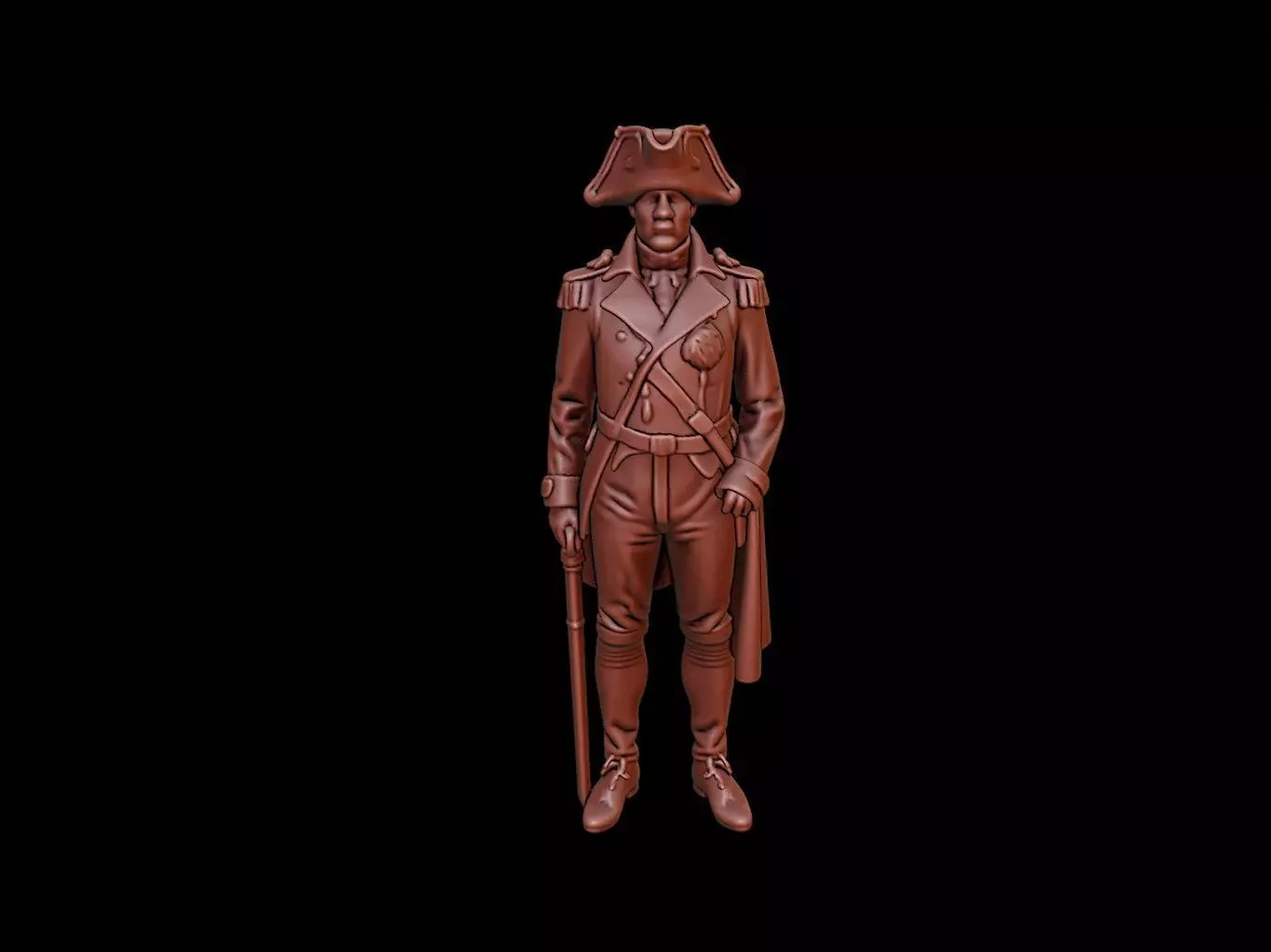 Napoleon Bonaparte Figure 3D print model_0