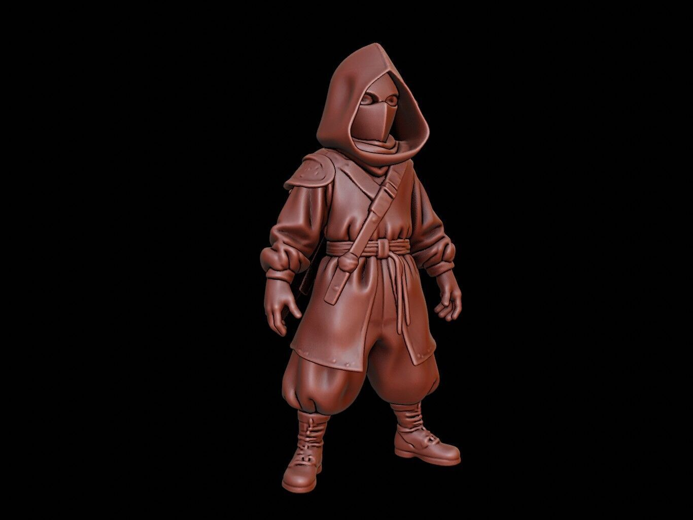 Ninja Figure 3D print model_1