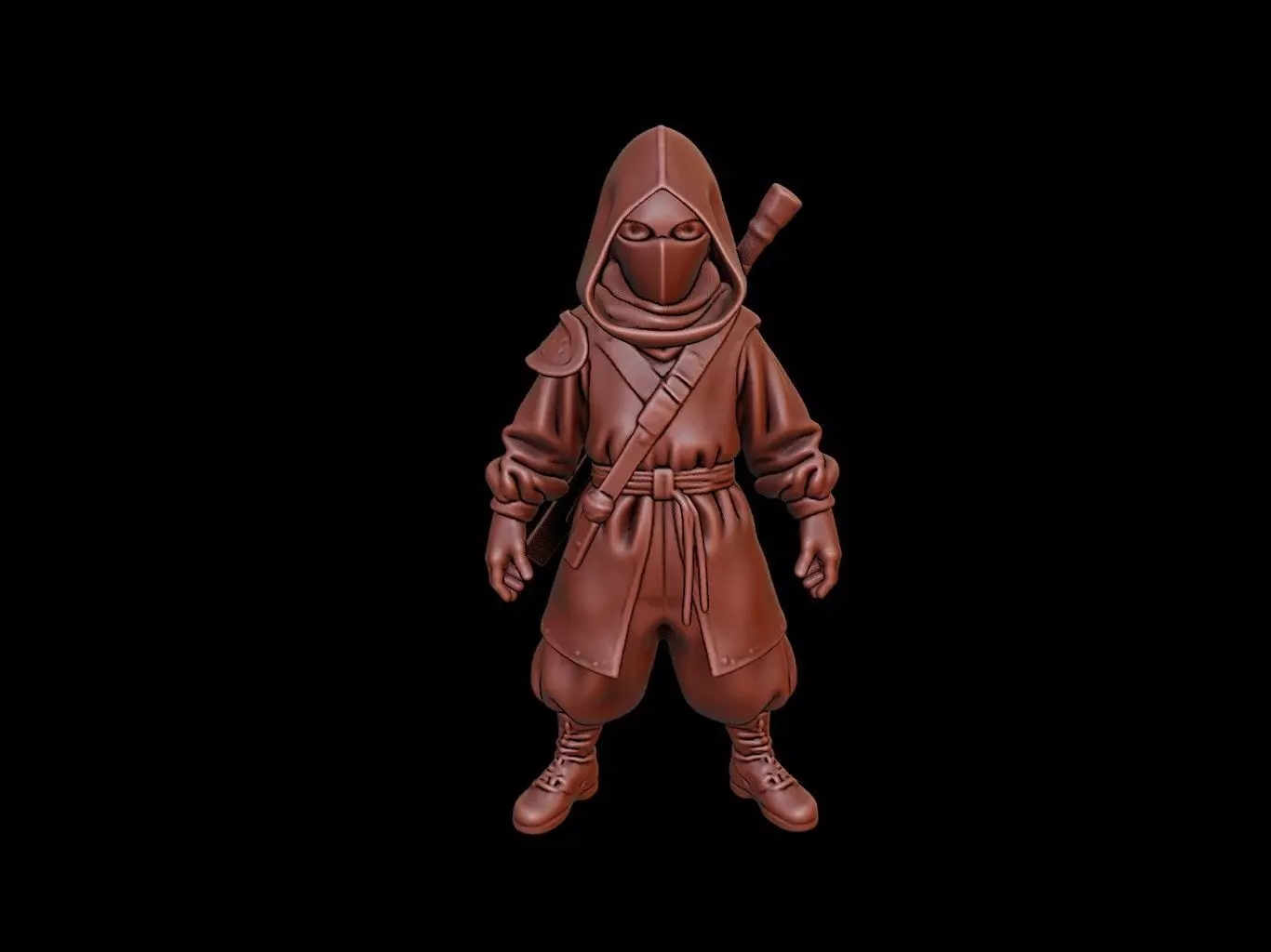 Ninja Figure 3D print model_0