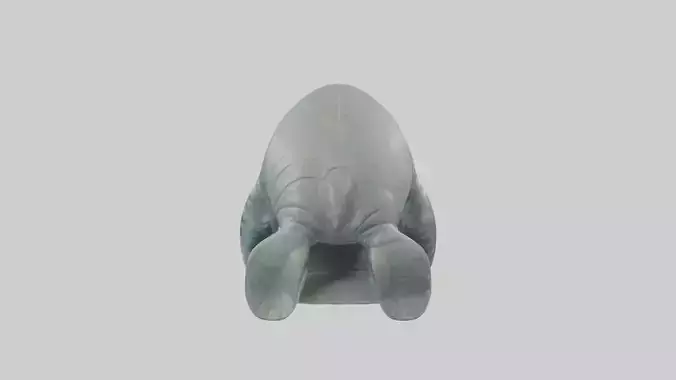 Manatee statue model