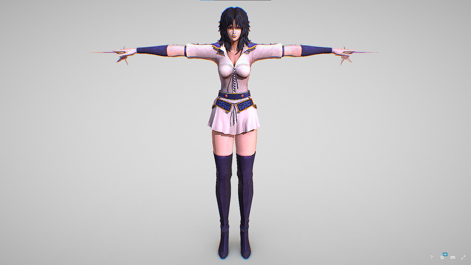 Mamiya - Fist Of The North Star - Legends Revive Low-poly 3D model_1