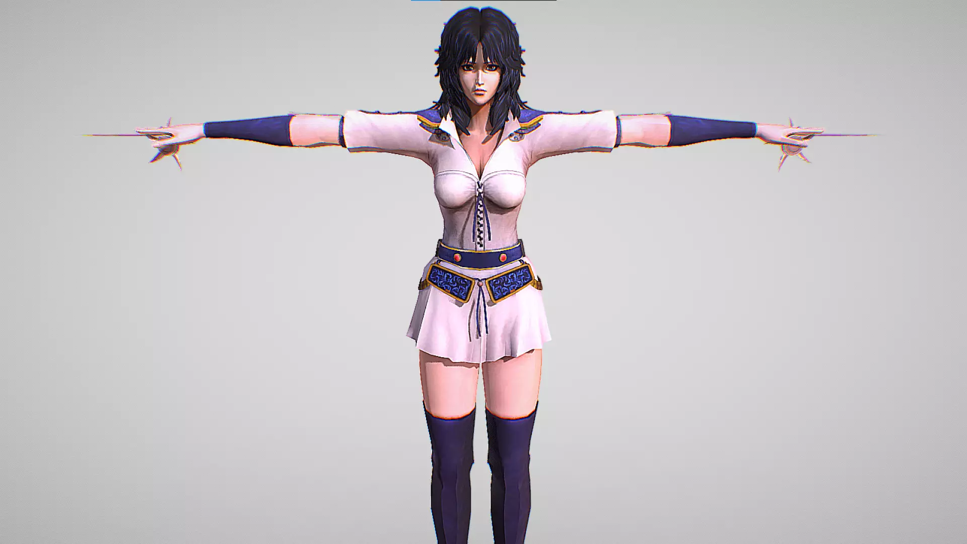 Mamiya - Fist Of The North Star - Legends Revive Low-poly 3D model_0